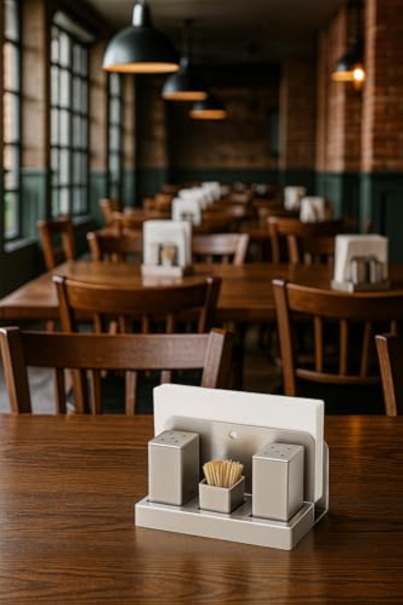 Tissue Paper Napkin Holder Box with Salt and Pepper Set